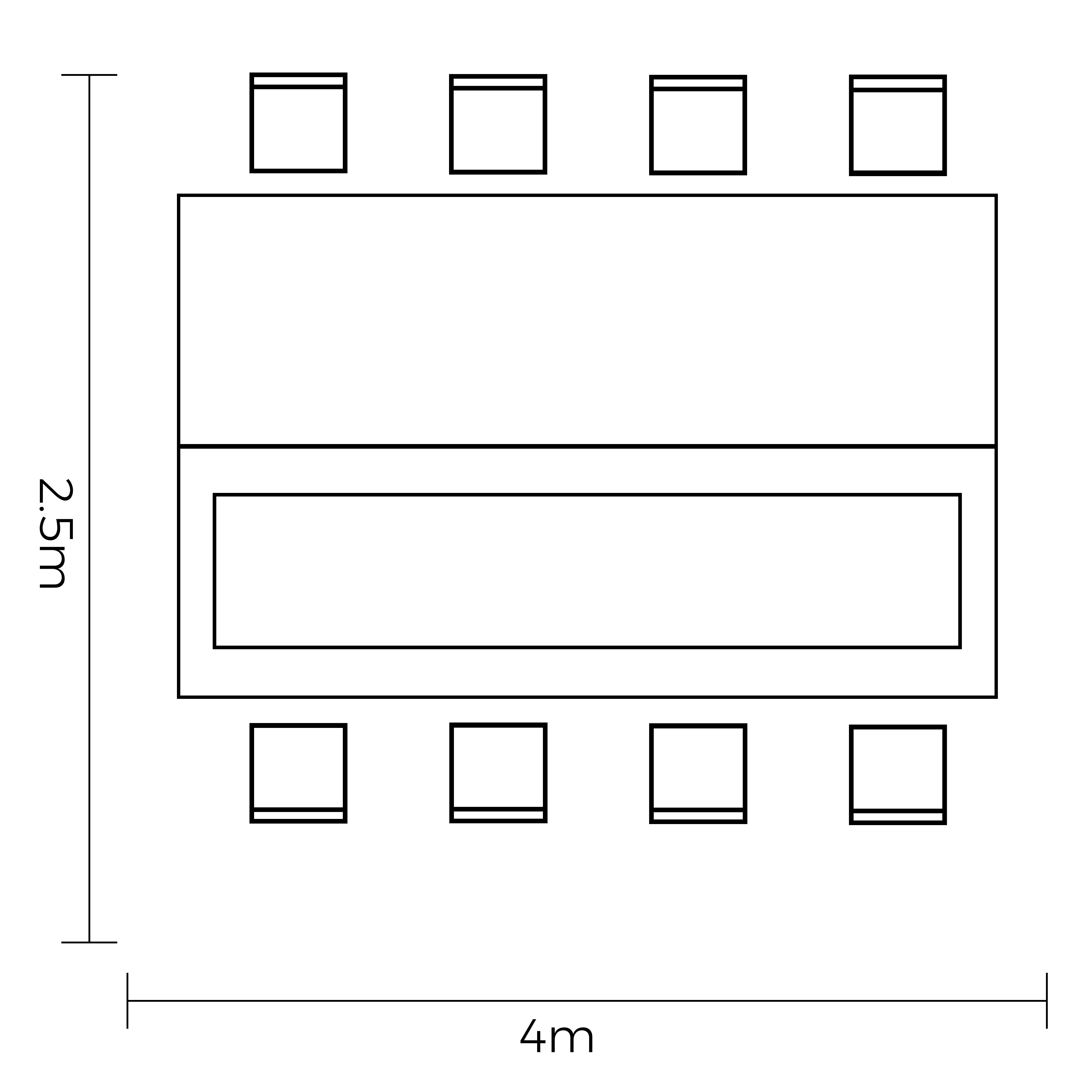Pavilion Shuffle Board Table footprint