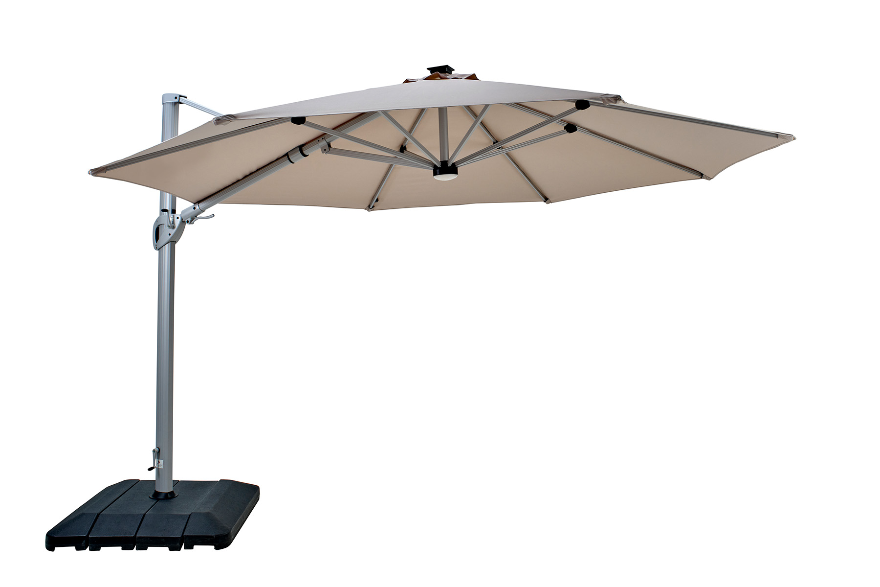 3.5m Round Caribbean Round Cantilever Parasol